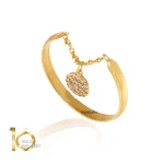 انگشتر-طلا-طرح-دایره-نگین-دار