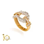 نگشتر-طلا-طرح-فرد-با-طلای-سفید-