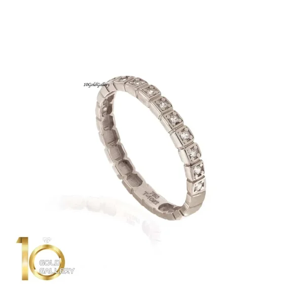 انگشتر-شوپارد-مدل-تمام-نگین-با-طلای-سفید