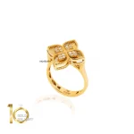 انگشتر-طلا-طرح-روبرتو-کوین-گل-کوچک