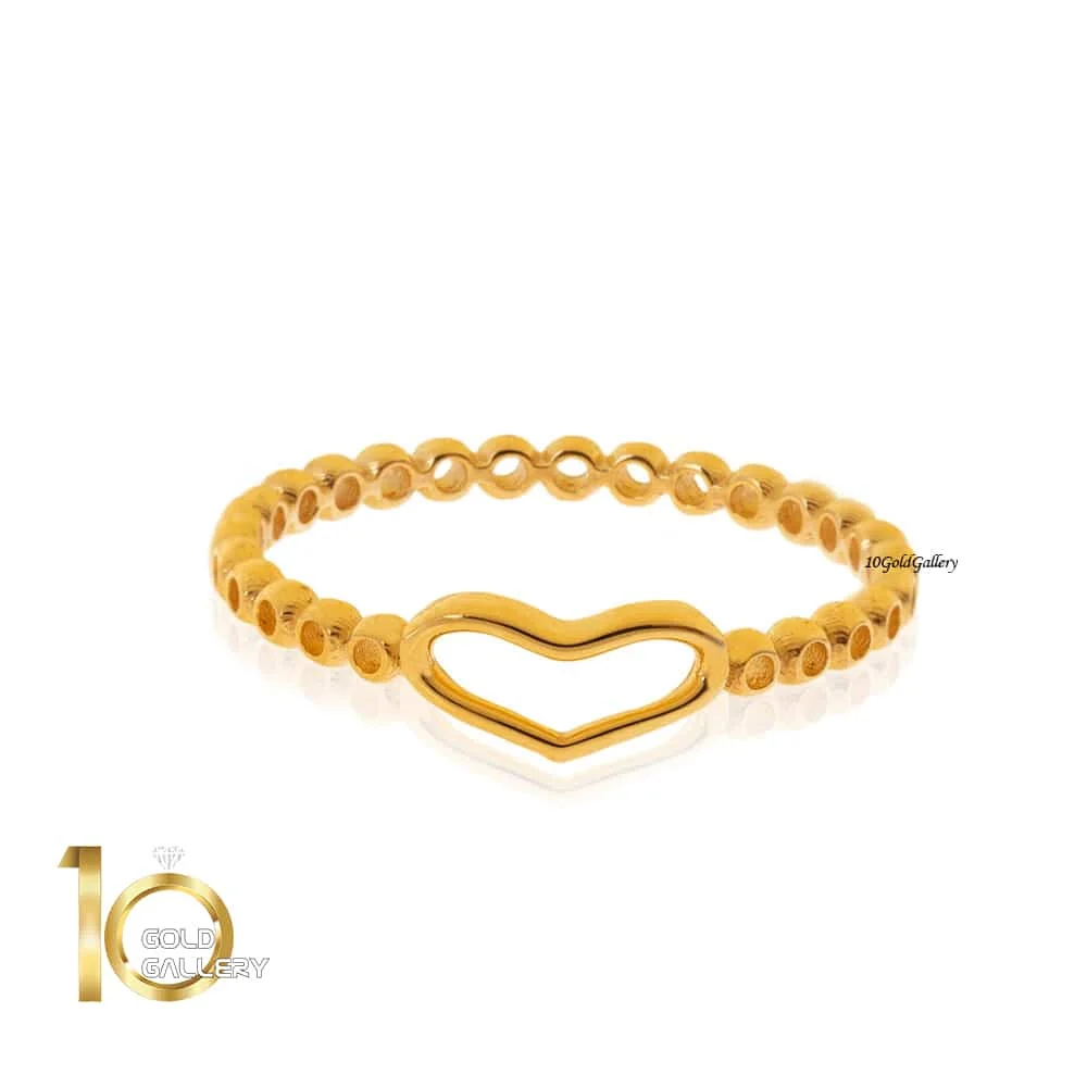 انگشتر-طلا-طرح-قلب-کد-CR500 انگشتر-طلا-طرح-قلب