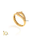 انگشتر طلا طرح هرمس کد