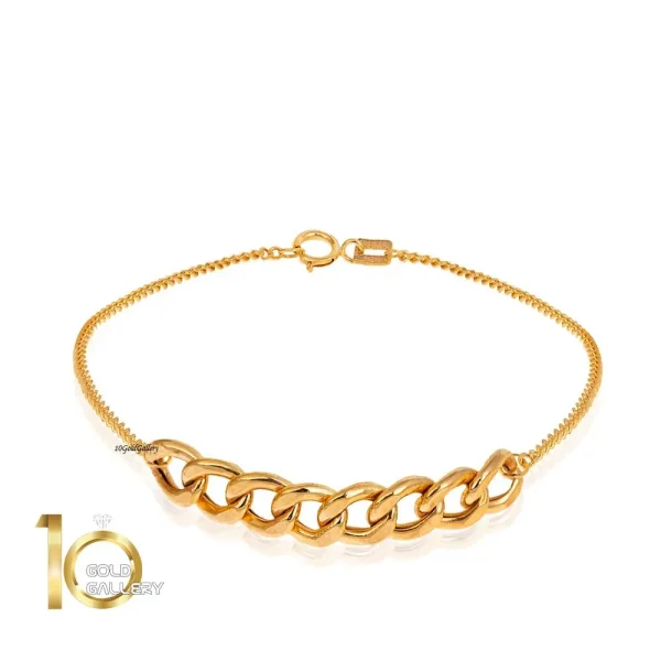 پابند-طلا-طرح-زنجیر-کارتیه