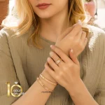 دستبند-طلا-طرح-ونکلیف-مدل