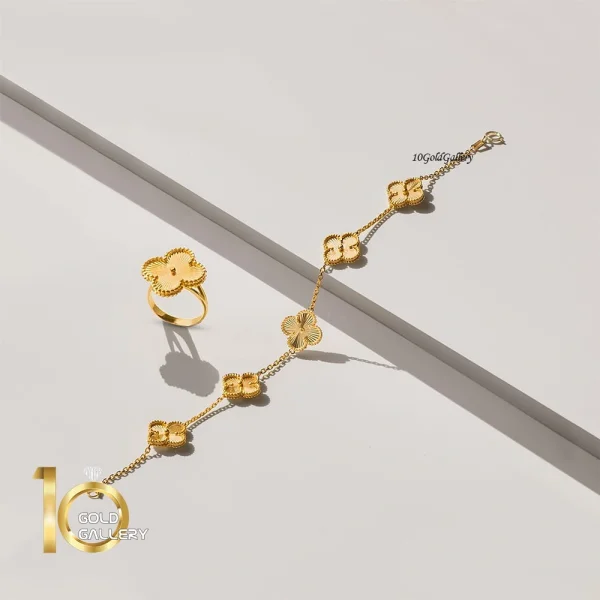 دستبند-طلا-طرح-ونکلیف-مجموعه