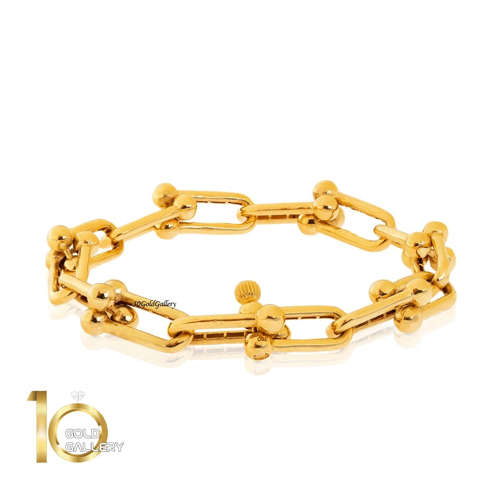 CB475-دستبند-طلا-طرح-تیفانی دستبند-طلا-طرح-تیفانی