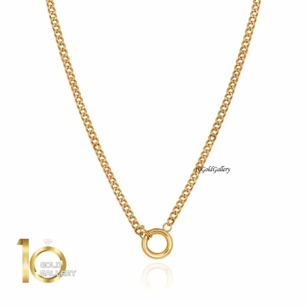 گردنبند-طلا-طرح-قفل-ملوانی