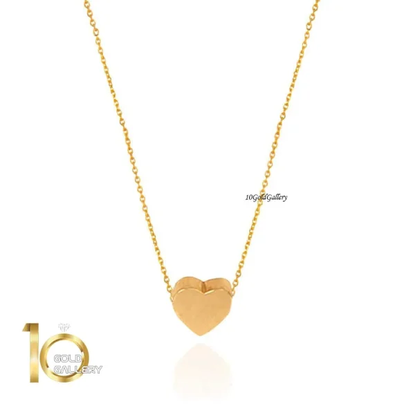 گردنبند-قلب-ساده-بی-مدل