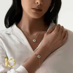 گردنبند-طلا-با-پلاک-چشم-نظر-مدل