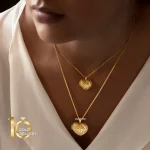 گردنبند-طلا-طرح-قاب-عکس-با-مدل