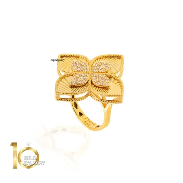 انگشتر-طلا-طرح-روبرتو-کوین-بدون-مدل