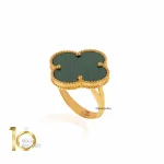 انگشتر-ون-کلیف-با-سنگ-سبز