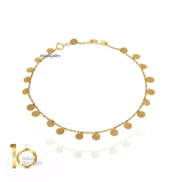 پابند-طلا-طرح-پولکی