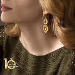 گوشواره-اویزی-هندسی-چکشی