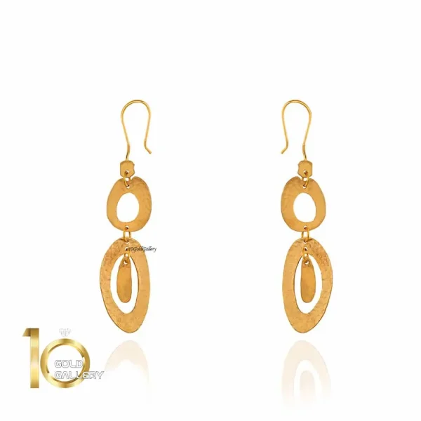 گوشواره-اویزی-هندسی-چکشی