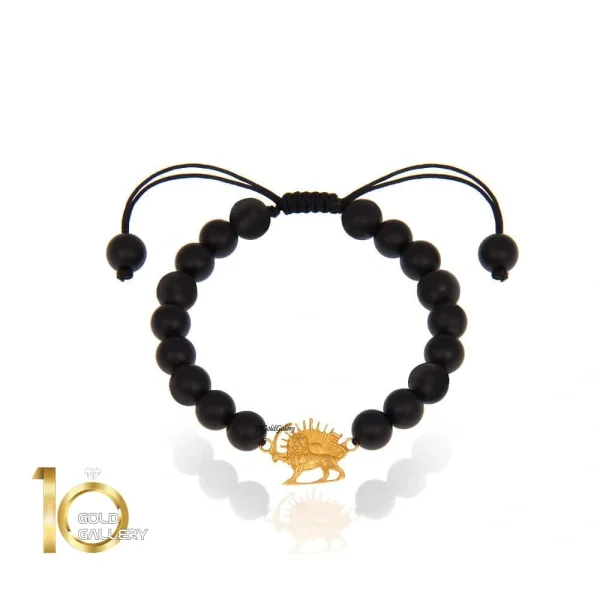 دستبن-سنگ-مردانه-طرح-شیر-و-خورشید