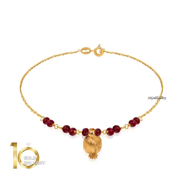 دستبند-طلا-طرح-انار