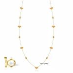 گردنبند-طلا-طرح-رو-لباسی-قلب