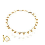 دستبند-طلا-زنانه-طرح-پولکی