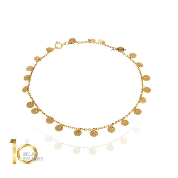 دستبند-طلا-زنانه-طرح-پولکی