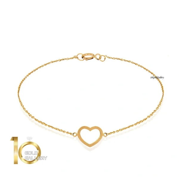 دستبند-طلا-طرح-قلب