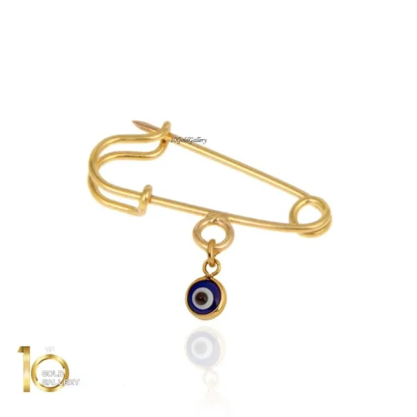 طلای-کودک-سنجاق-سینه-طرح-چشم-نظر