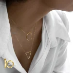 گردنبند-زنانه-هندسی-مجمو-مدل