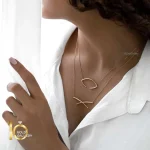 گردنبند-زنانه-هندسی-مدل