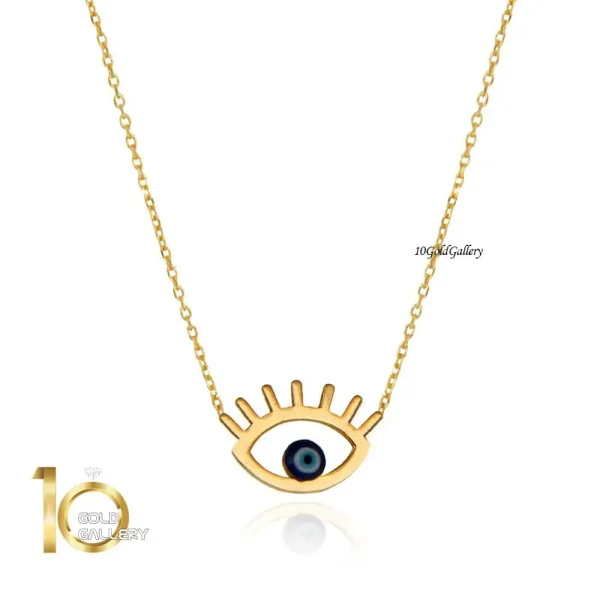 گردنبند-طلا-زنانه-طرح-چشم-نظر