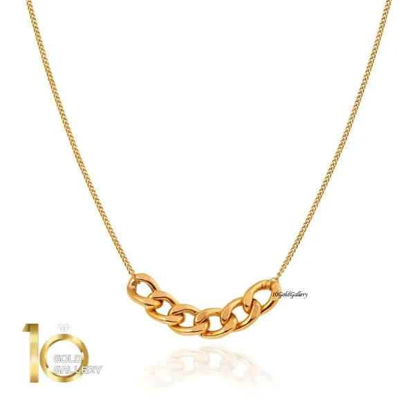 گردنبند طلا زنانه طرح کارتیر