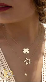 گردنبند-طلا-طرح-ستاره