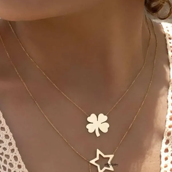 گردنبند-طلا-طرح-ستاره