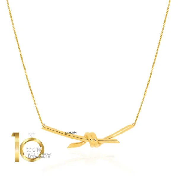 گردنبند-طلا-طرح-گره-تیفانی