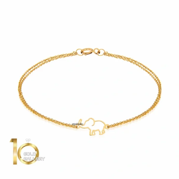 گردنبند-طلای-کودک-طرح-فیل