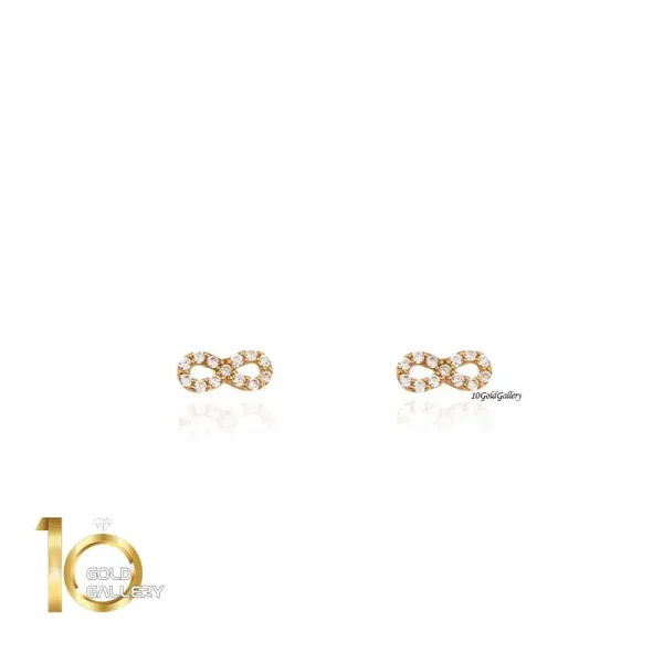 گوشواره-طلا-طرح-بینهایت