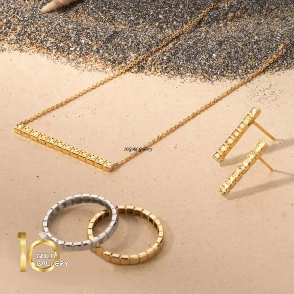 گردنبند طلا طرح شوپارد مدل ساده