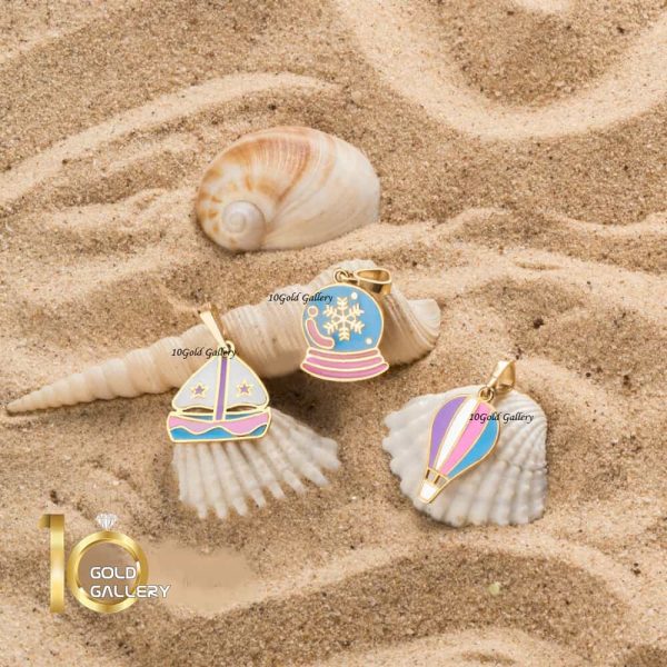 آویز طلا کودک طرح بالن کد KP649