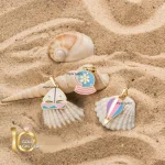 آویز طلا کودک طرح قایق بادی