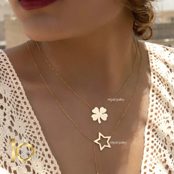 گردنبند-طلا-طرح-ستاره