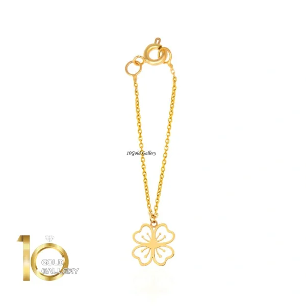 آویز ساعت طلا طرح گل