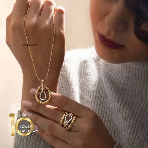 کردنبند-طلا-طرح-داینامیک