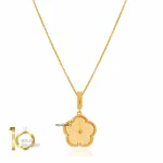 آویز-طلا-طرح-گل