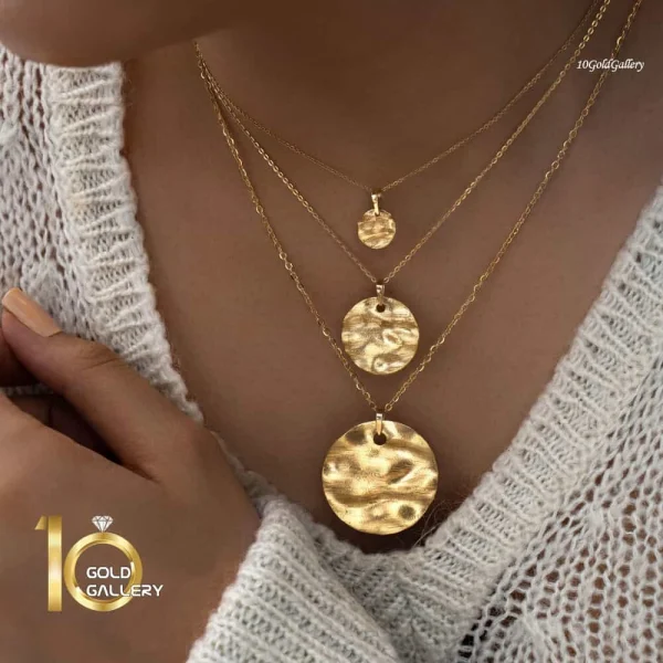 گردنبند-طلا-طرح-چیپسی-دایره-ای