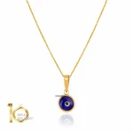 آویز-طلا-طرح-چشم-نظر