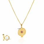 آویز-طلا-طرح-انار