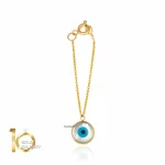 آویز-ساعت-طرح-چشم-نظر