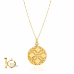 آویز طلا قاب عکس طرح روبرتو کوین