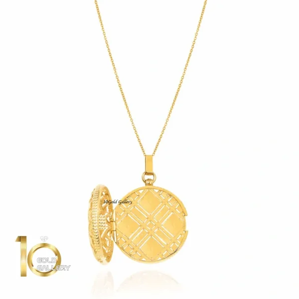 آویز طلا قاب عکس طرح روبرتو کوین