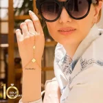 تمیمه-طلا-طرح-هندسی