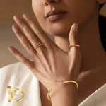 دستبند-النگویی-طلا-طرح-دیوید-یورمن